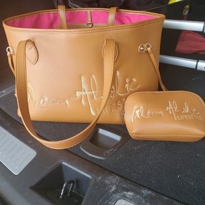 Glamaholic tote, small cosmetic bag with dust bag